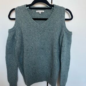 Rebecca Minkoff Gray V-Neck Sweater